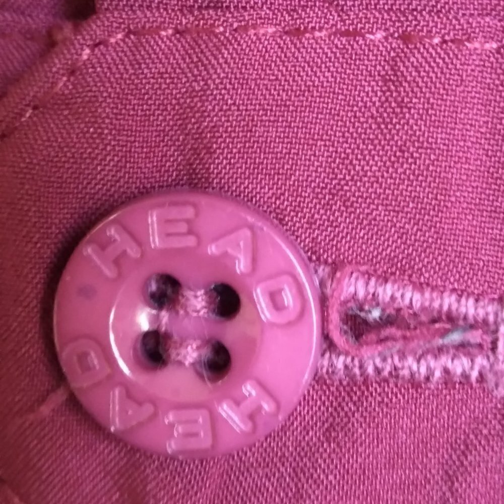 Head Vintage Hot Pink Pleated Peplum Front Mini Skirt USA Made Super Cute! SzS - Picture 8 of 8